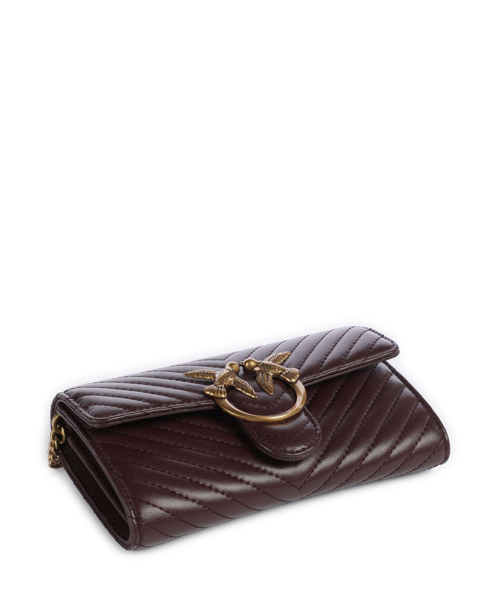 Pinko Love One Wallet uva di catawba/antique gold
