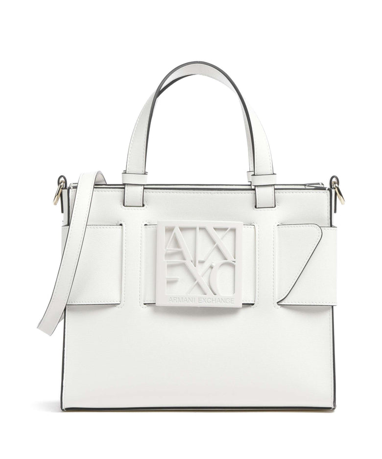 Armani Exchange Susie M Handbag optical white