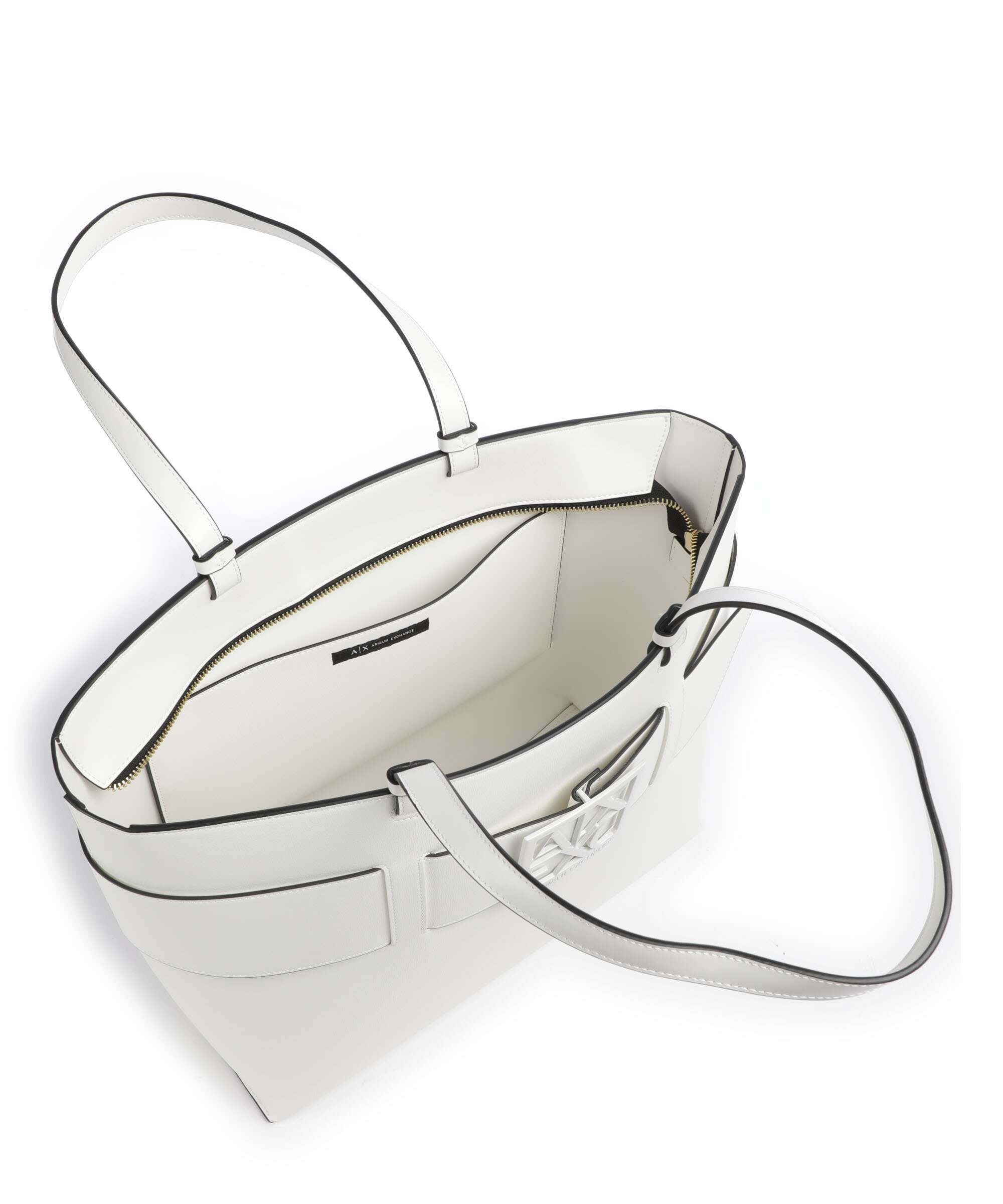 Armani Exchange Susie M Tote bag optical white