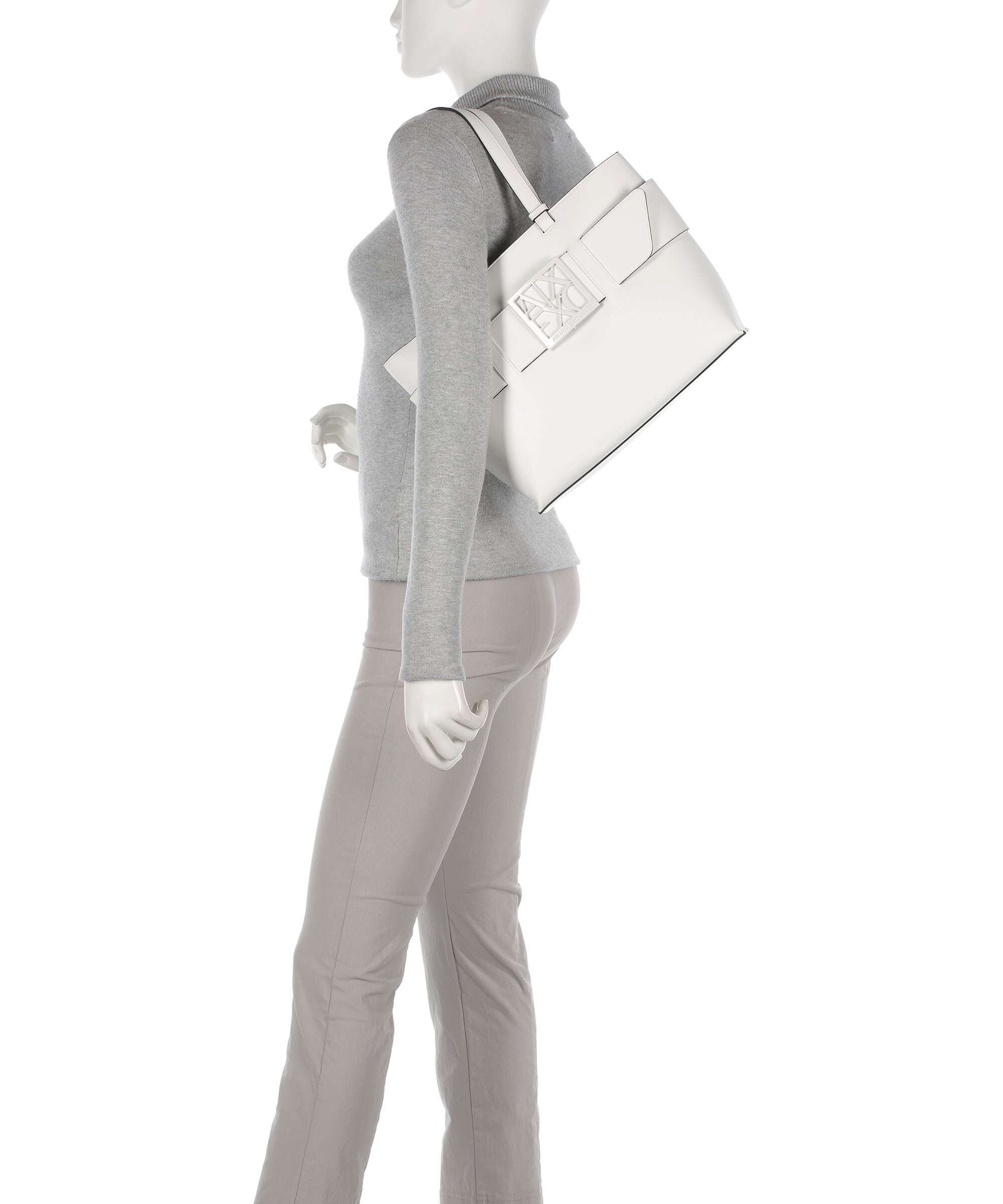 Armani Exchange Susie S Tote bag optical white