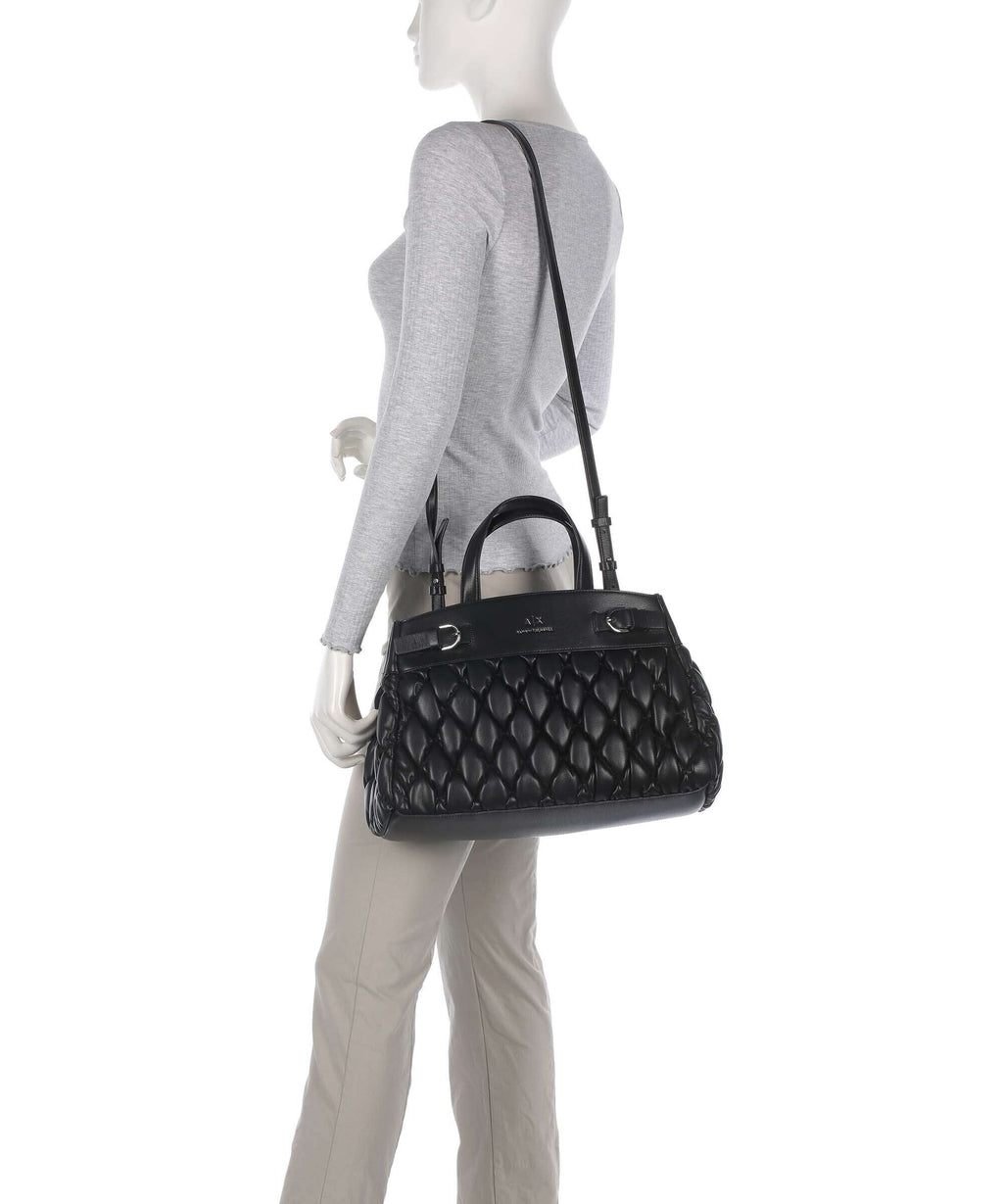 Armani Exchange Milano 91 L Handbag black