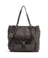 Campomaggi Borsa shopper verde militare/grigio