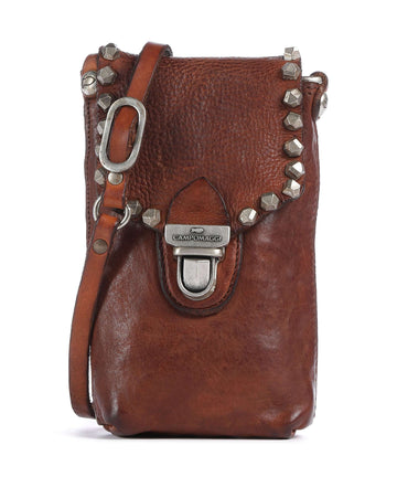 Campomaggi Borsetta porta cellulare cognac