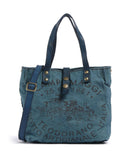 Campomaggi Borsa a mano beige/zaffiro/moro