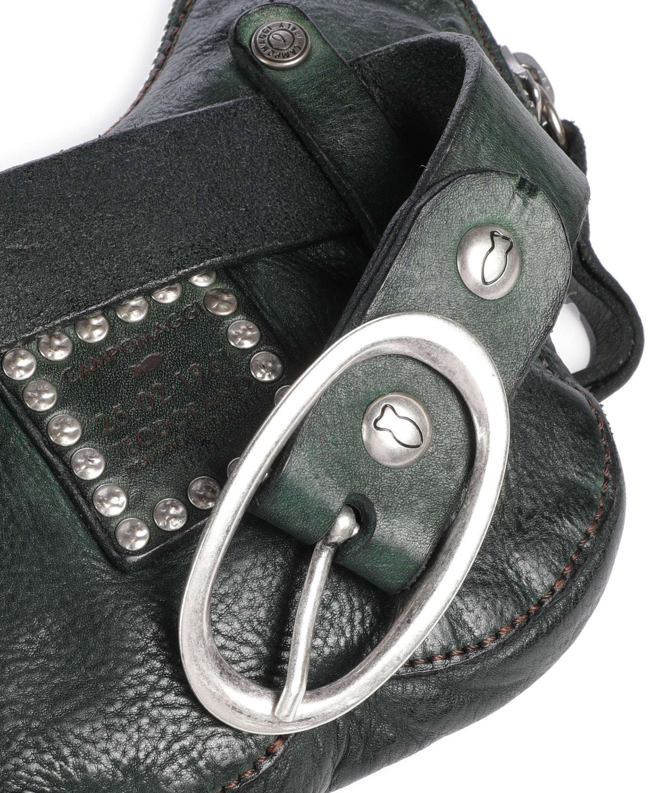 Campomaggi Crossbody bag green bottle