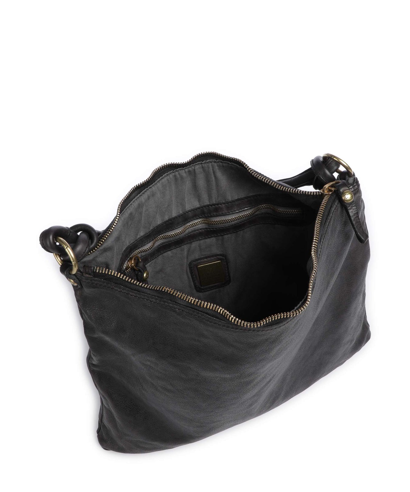 Campomaggi Hobo bag grigio