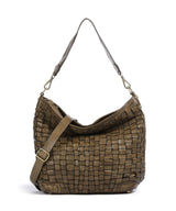 Campomaggi Borsa hobo verde militare
