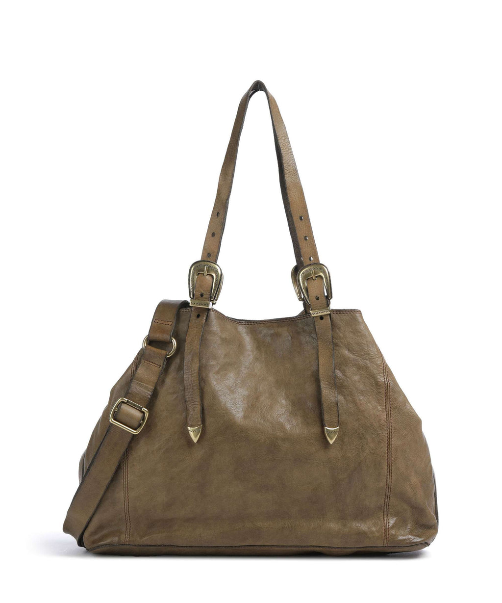 Campomaggi Tote bag verde militare