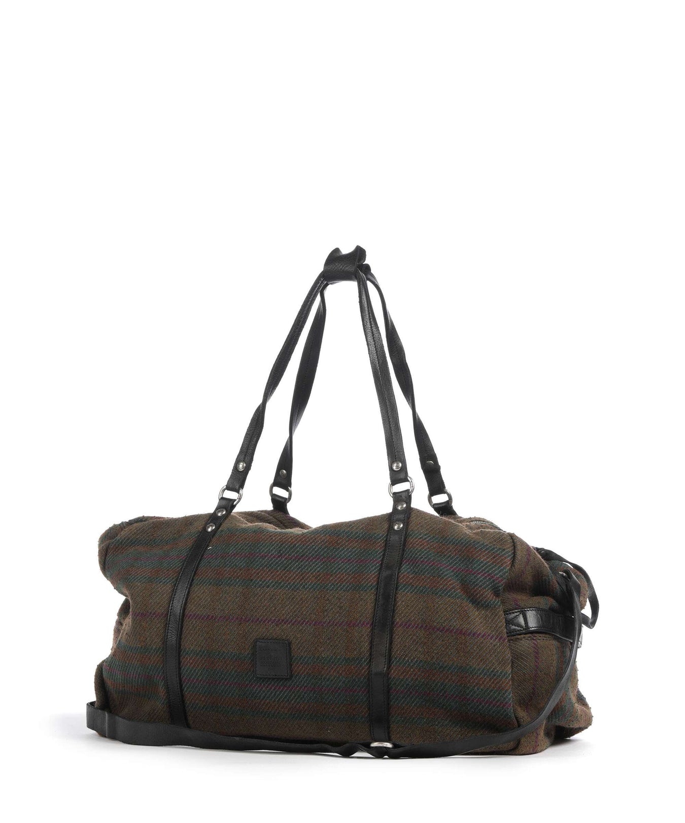 Campomaggi Weekend bag scozzese fuxia/nero