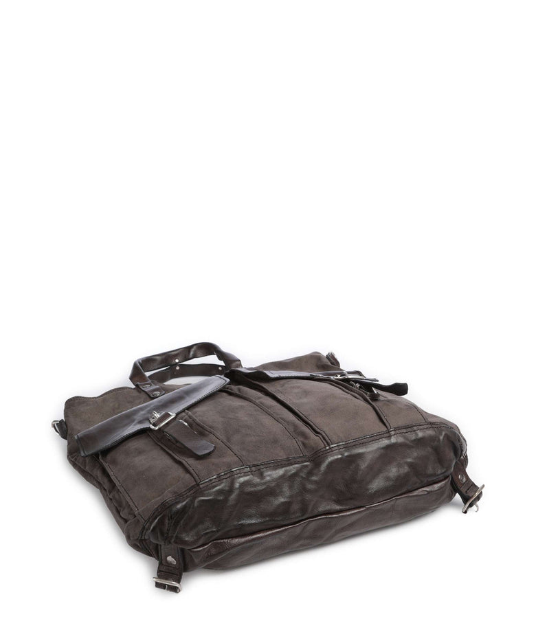 Campomaggi Backpack bag verde militare/grigio