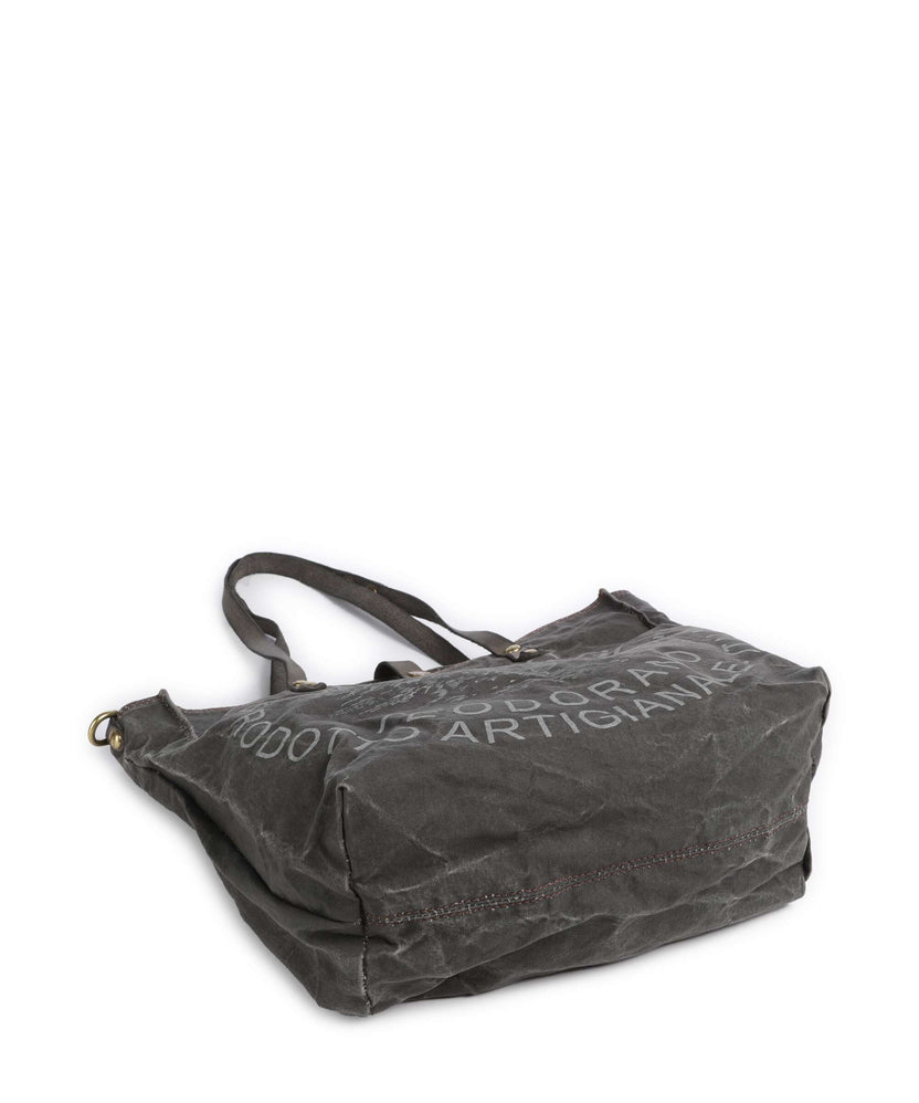 Campomaggi Tote bag grigio ghiaccio