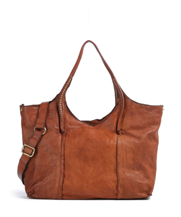 Campomaggi Borsa shopper cognac
