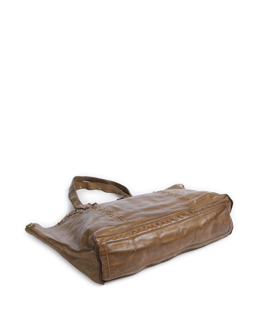 Campomaggi Tote bag verde militare