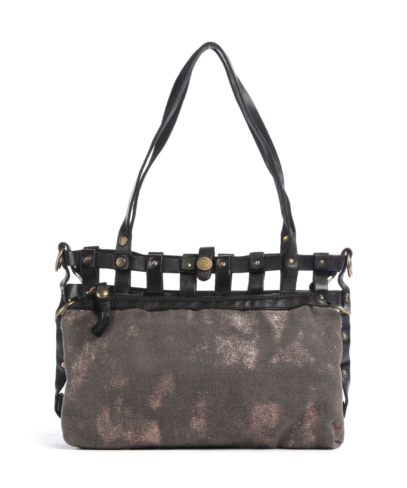 Campomaggi Shoulder bag grey/bronze