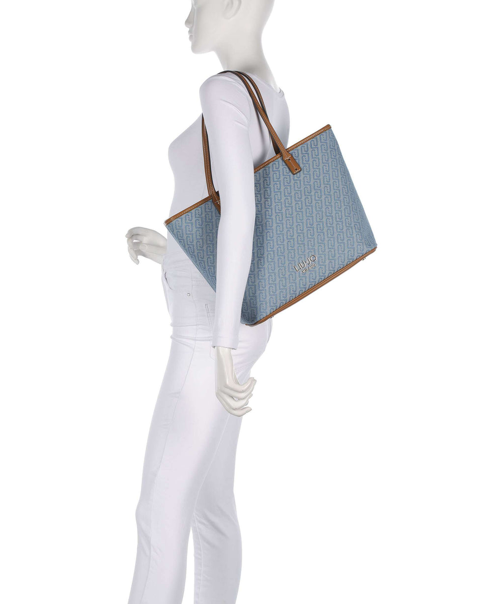 Liu Jo Evrim M Tote bag dusty blue