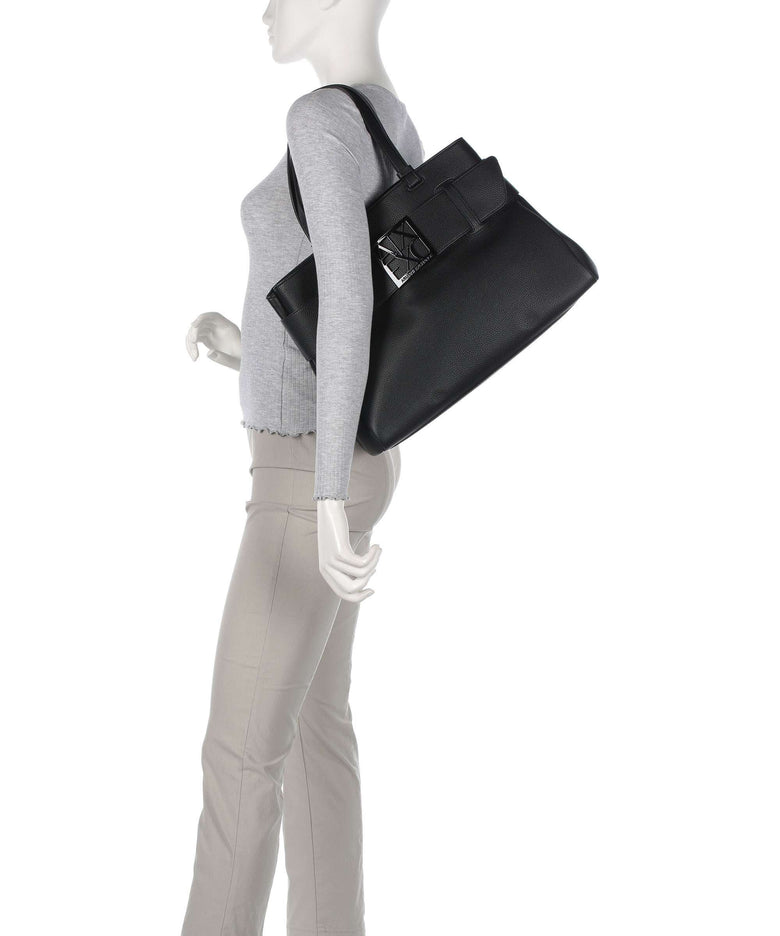 Armani Exchange Susie Soft Tote bag black