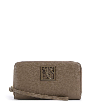 Armani Exchange Susie Soft Portafoglio dark taupe