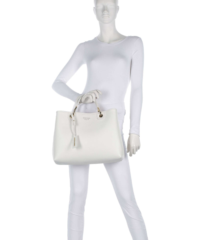 Emporio Armani My EA M Handbag bianco/cuoio
