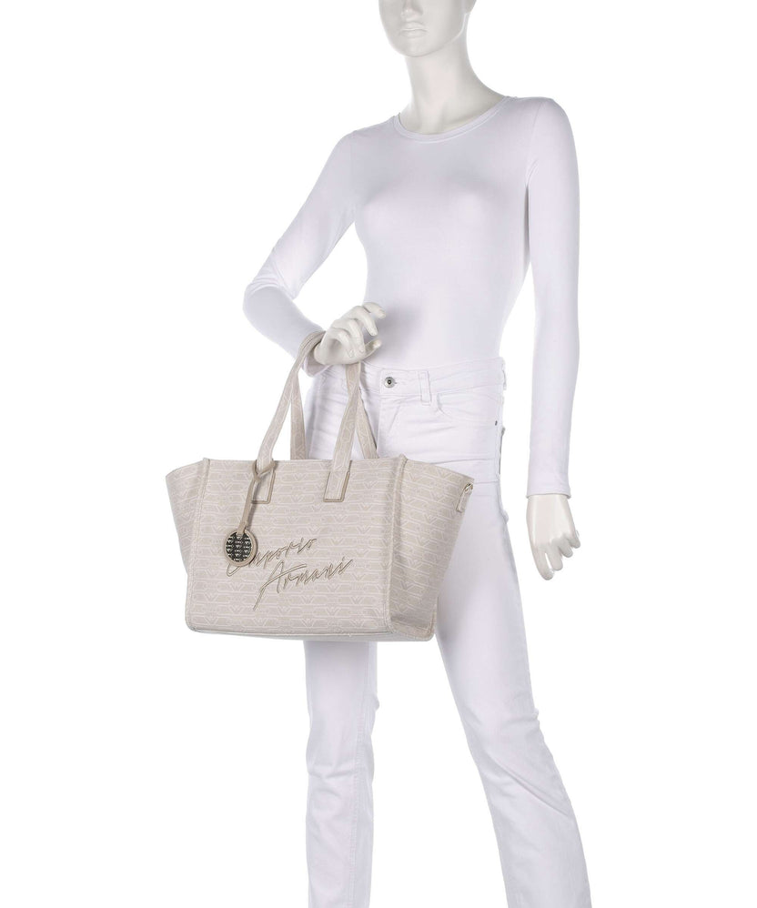 Emporio Armani La Gio Tote bag natural/offwhite