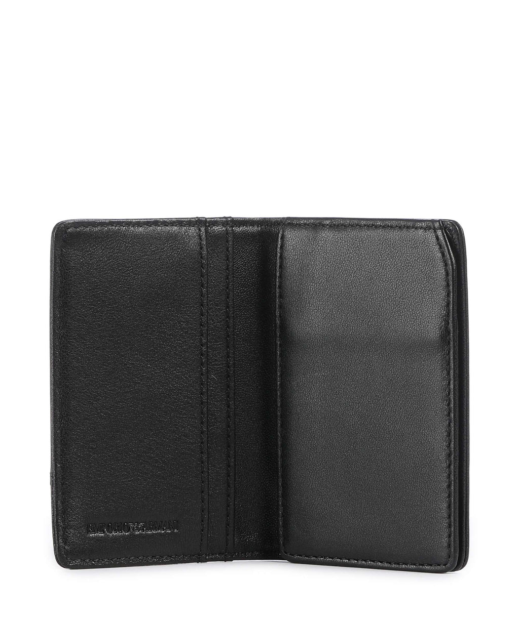 Emporio Armani Premium Nappa Credit card holder black beauty