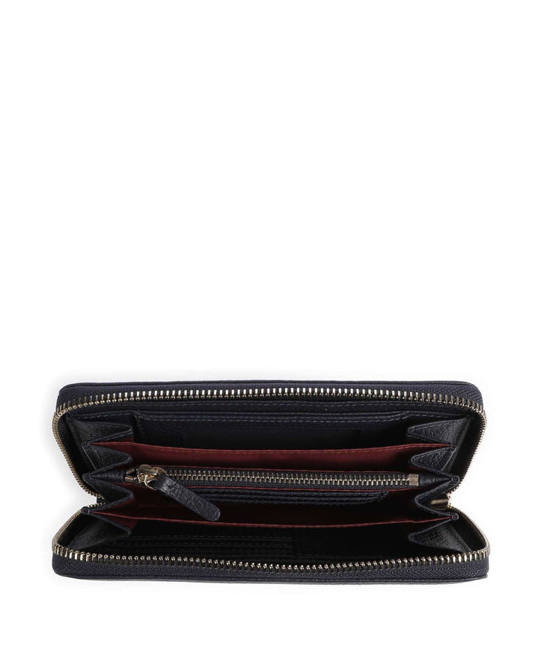 Coccinelle Metallic Soft Wallet midnight blue