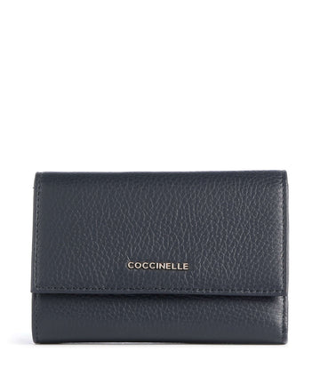 Coccinelle Metallic Soft Geldbörse midnight blue