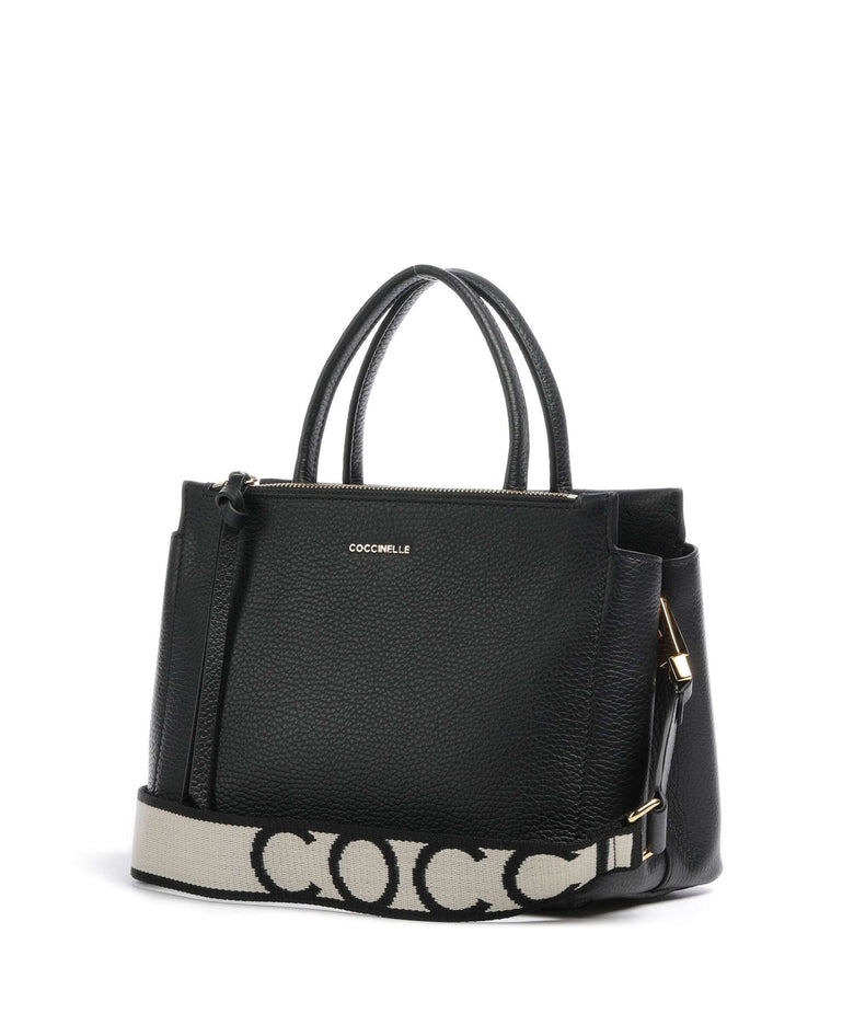 Coccinelle Arlettis Signature Handbag noir