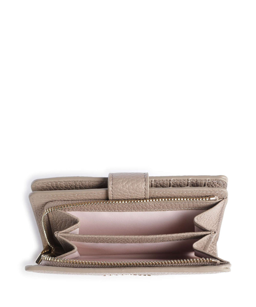 Coccinelle Metallic Soft Wallet warm taupe