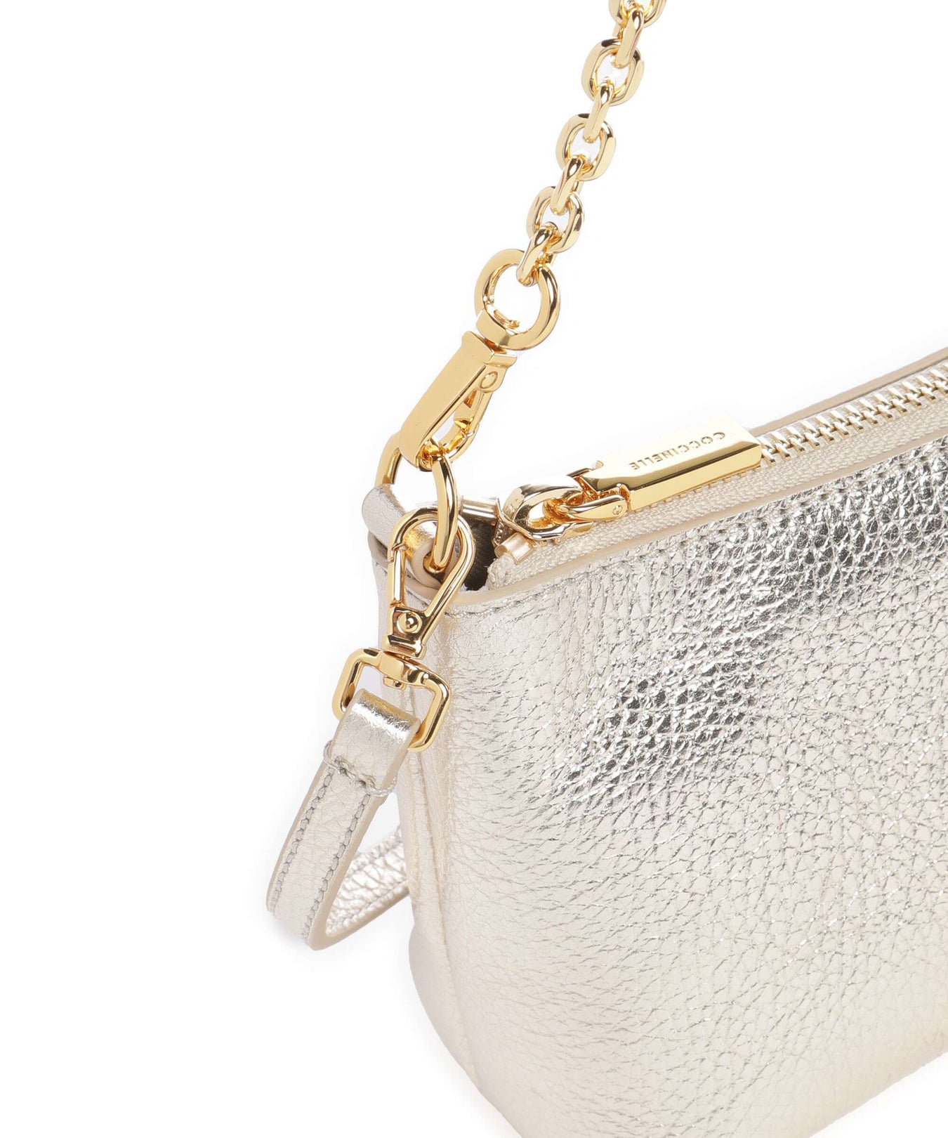 Coccinelle Aura Shoulder bag pale gold