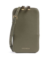 Coccinelle Flor Pochette telephone laurel green