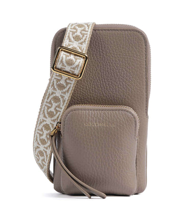 Coccinelle Pixie Handytasche warm taupe