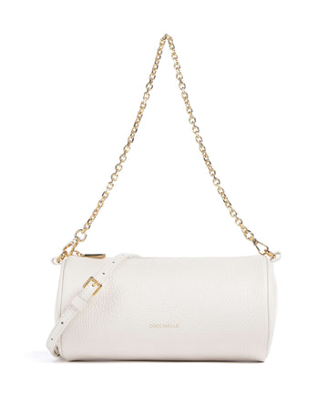 Coccinelle Aura Schultertasche blanco