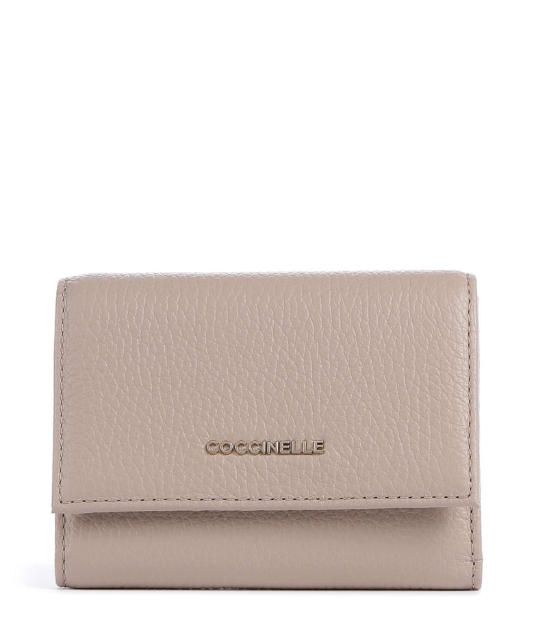 Coccinelle Metallic Soft Wallet rosette