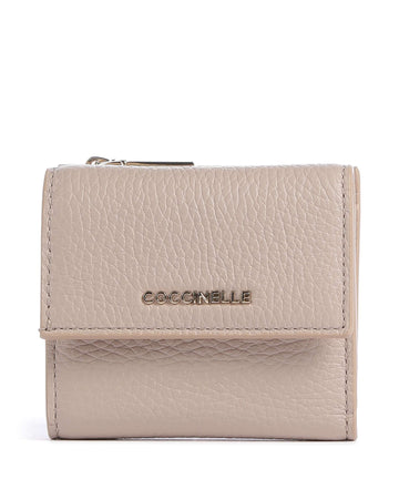 Coccinelle Metallic Soft Geldbörse rosette