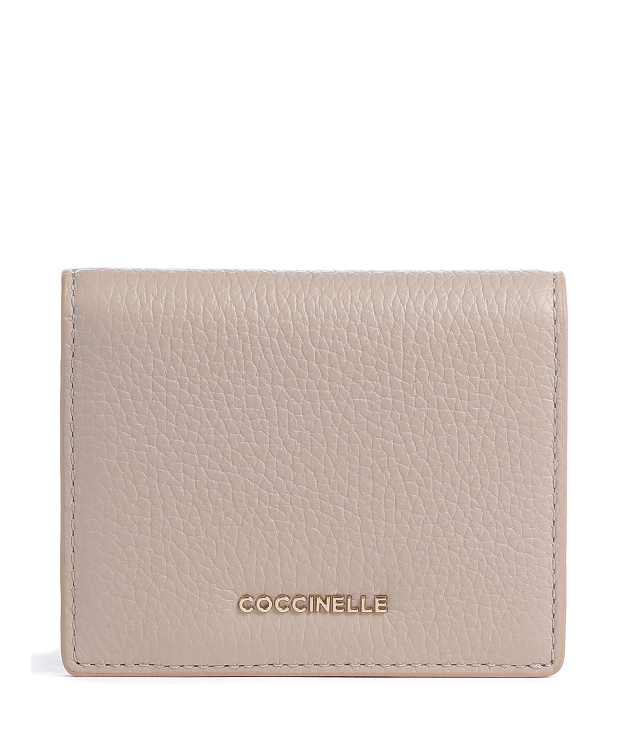 Coccinelle Metallic Soft Wallet rosette