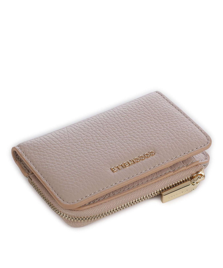Coccinelle Metallic Soft Wallet rosette