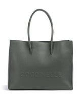 Coccinelle Myrtha Maxi Logo Shopper alga