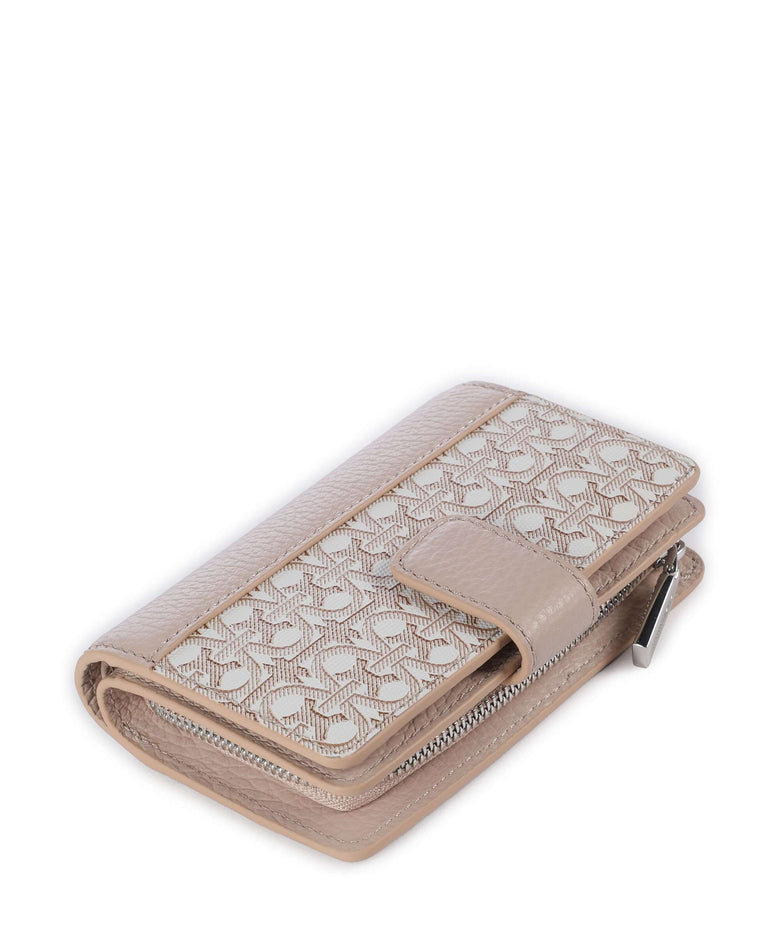 Coccinelle Metallic Monogram Wallet multicolour/blanco/rosette