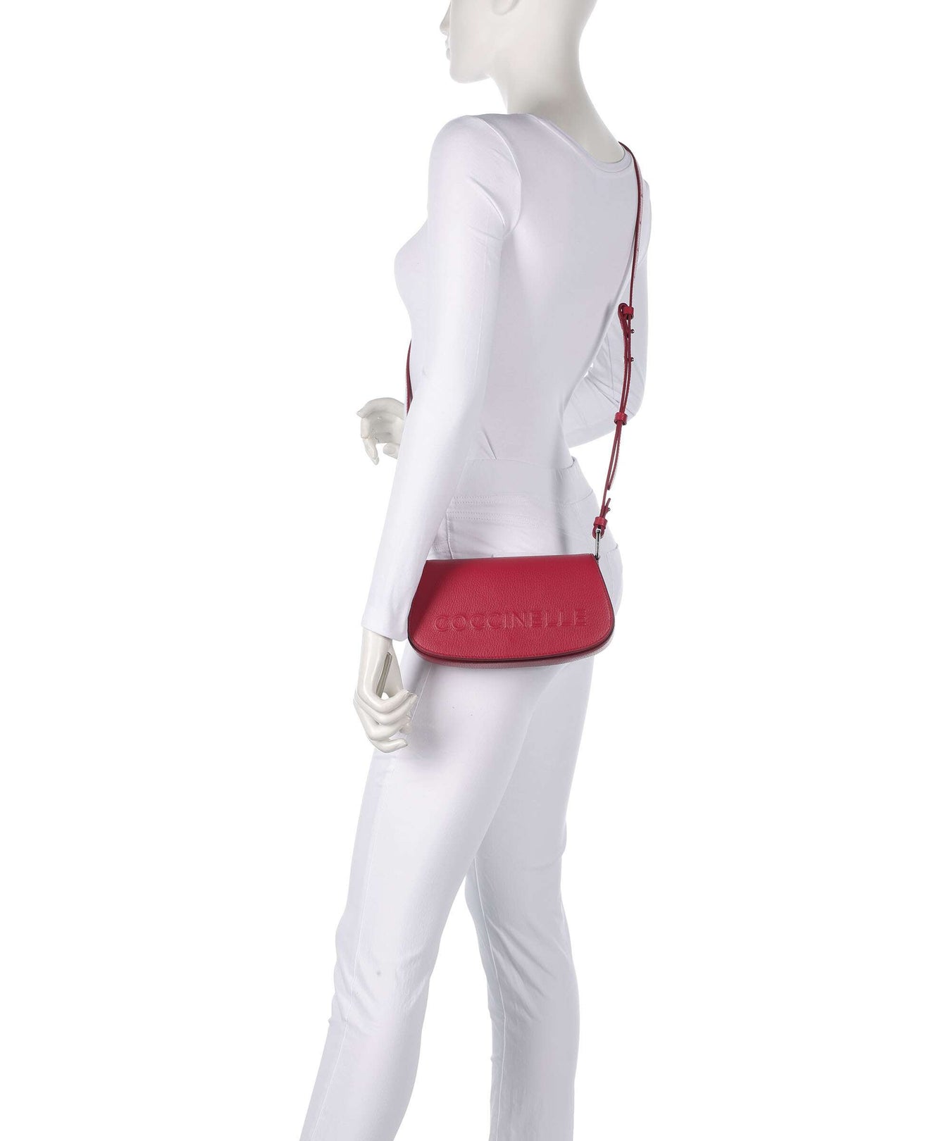 Coccinelle Myrtha Maxi Logo Shoulder bag sangria