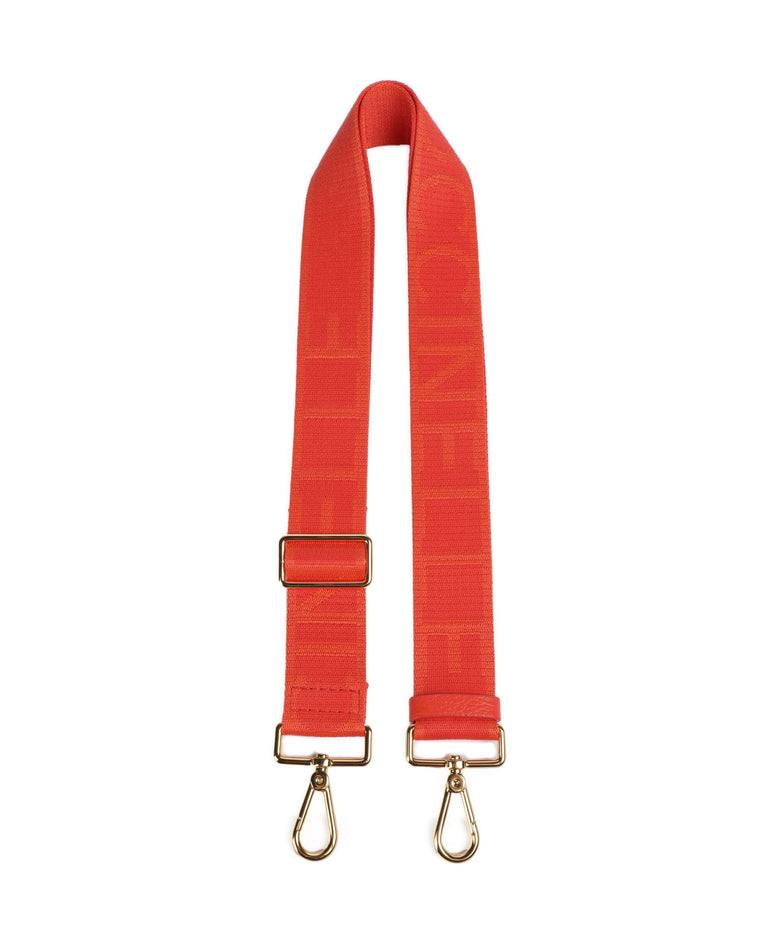 Coccinelle Nastro Signature Bag strap gazpacho