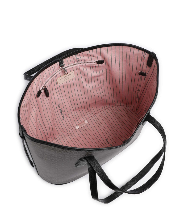 Coccinelle Never Without Bag Monogram Tote bag multicolour/noir