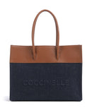 Coccinelle Myrtha Denim Tote bag blue/cognac