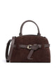 Coccinelle Sabine Suede Handtasche brunette