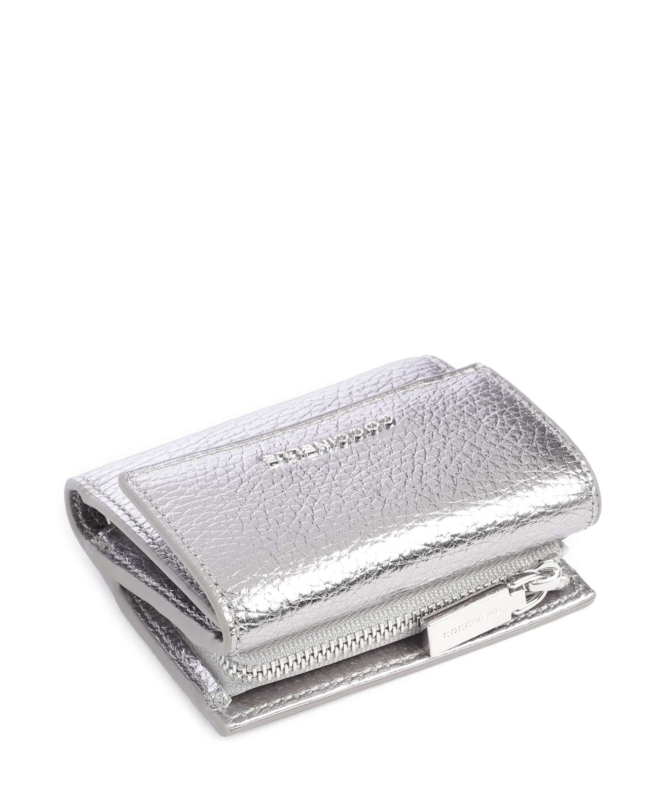 Coccinelle Metallic Soft RFID Wallet steel