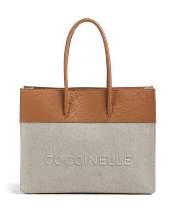 Coccinelle Myrtha Borsa shopper natural/cuir