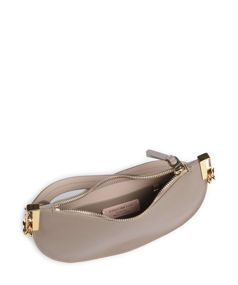 Coccinelle Sunup Shoulder bag warm taupe/rosette