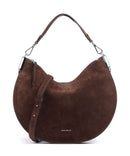 Coccinelle Sunup Suede Borsa a spalla brunette