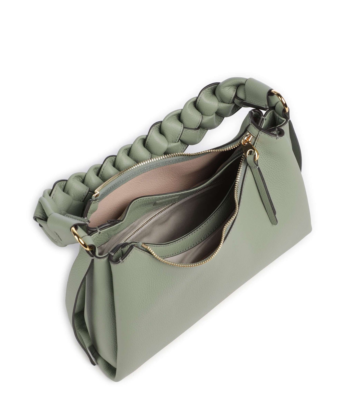 Coccinelle Boheme Grana Double Shoulder bag greenery/rosett