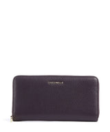 Coccinelle Metallic Soft Portafoglio prune