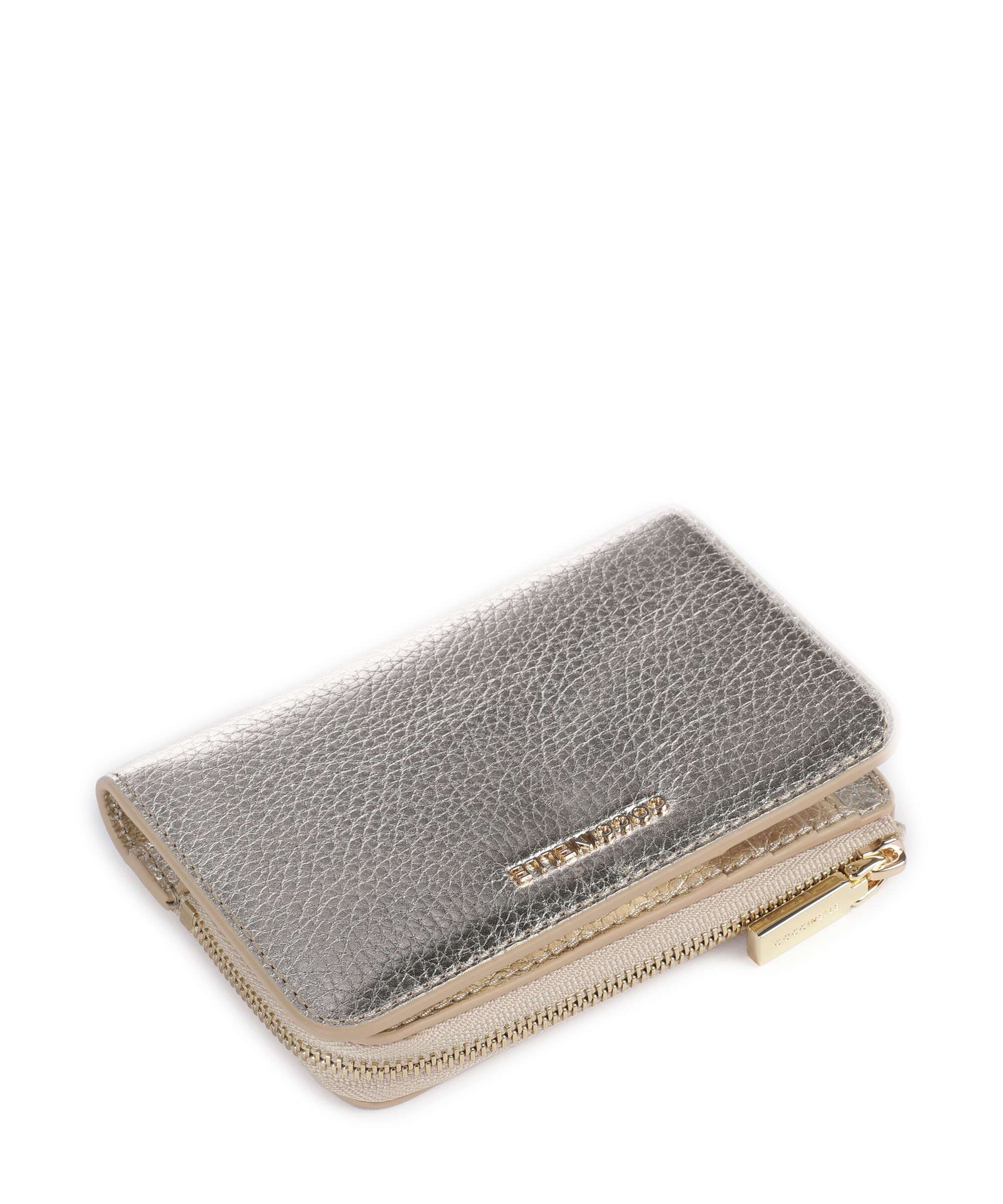 Coccinelle Metallic Soft RFID Wallet pale gold